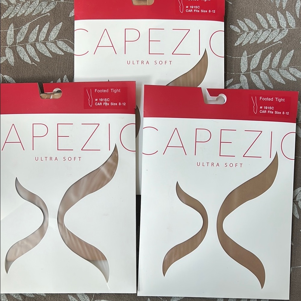 Capezio Ultra Soft Footed Tights Tan/Carmel Girls 8-12